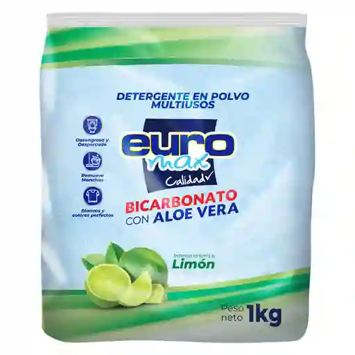 Euromax Detergente Polvo Bicarbonato