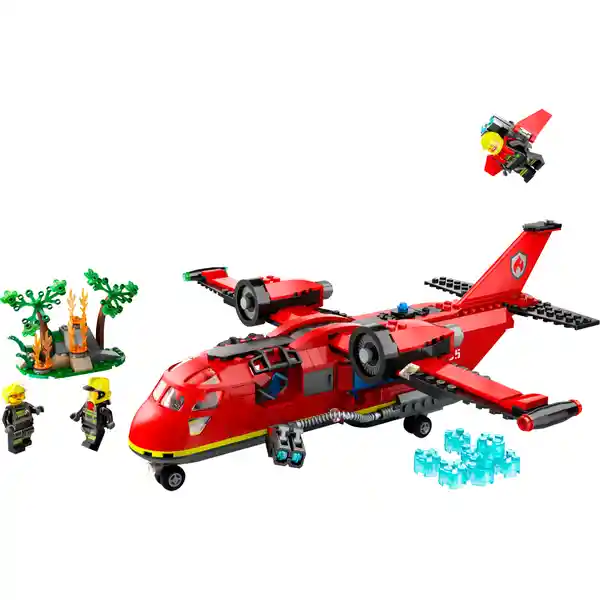 Lego Set de Construcción Avión de Rescate de Bomberos