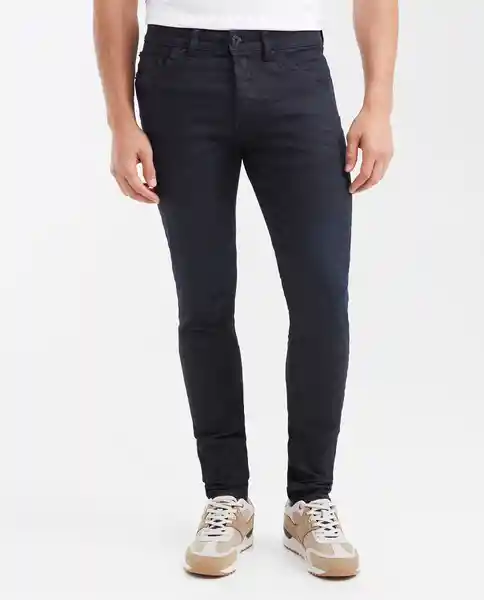 Jean Súper Slim Fit Color Azul Clásico Oscuro 36/32 Chevignon