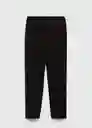 Pantalón Boreal Negro Talla 38 Mujer Mango