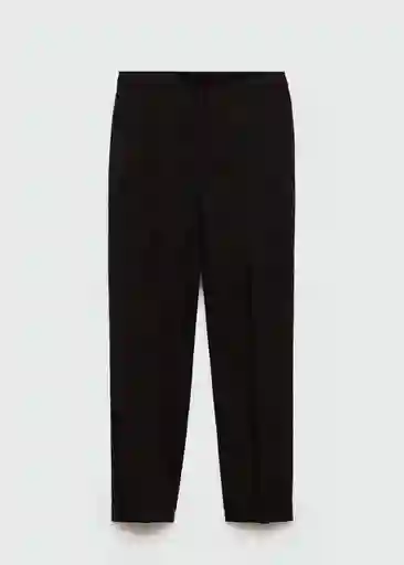 Pantalón Boreal Negro Talla 38 Mujer Mango