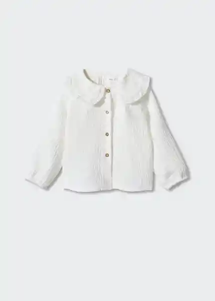 Blusa Mariela Blanco Talla 66 Niñas Mango