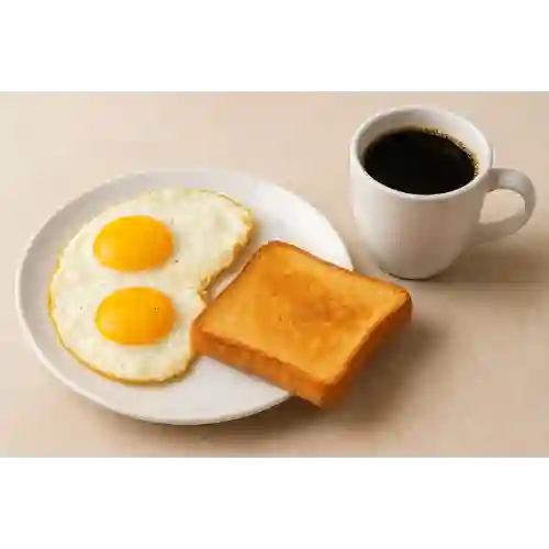 Huevos Al Gusto Pan y Café
