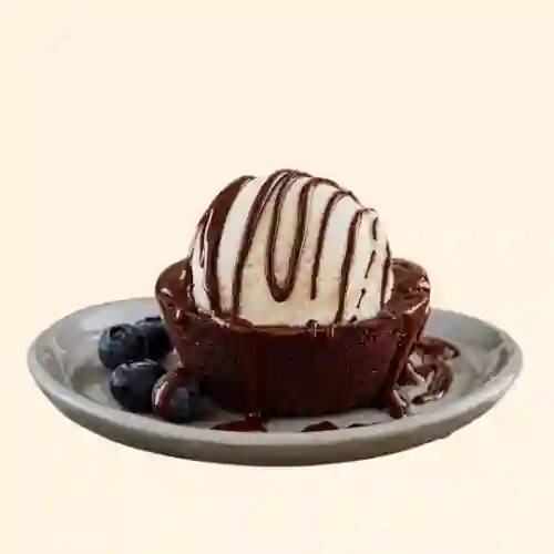Brownie con Helado