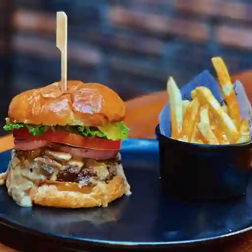 Bacon y champiñones