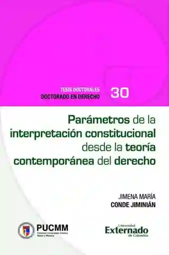 Parámetros de la Interpretación Constitucional - Jimena María