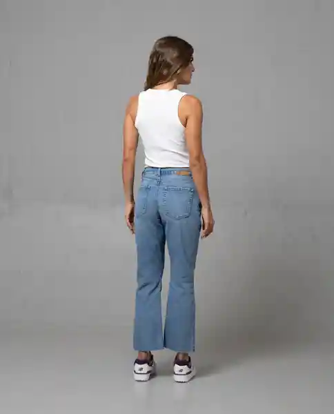 Jean Straight Mujer Azul Denim Medio Talla 16 41372 Rifle