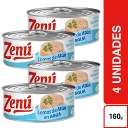 4 x Zenu Lomos de Atun en Agua