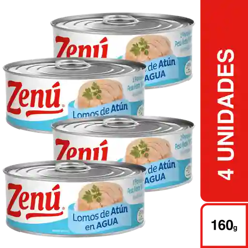 4 x Zenu Lomos de Atun en Agua