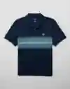 Camiseta Polo Hombre Azul Talla: X-LARGE 4395410 American Eagle