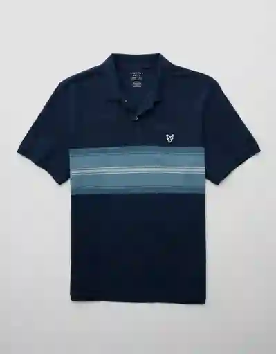 Camiseta Polo Hombre Azul Talla: X-LARGE 4395410 American Eagle