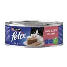 Felix Alimento para Gato Original Sabor a Paté de Salmon 