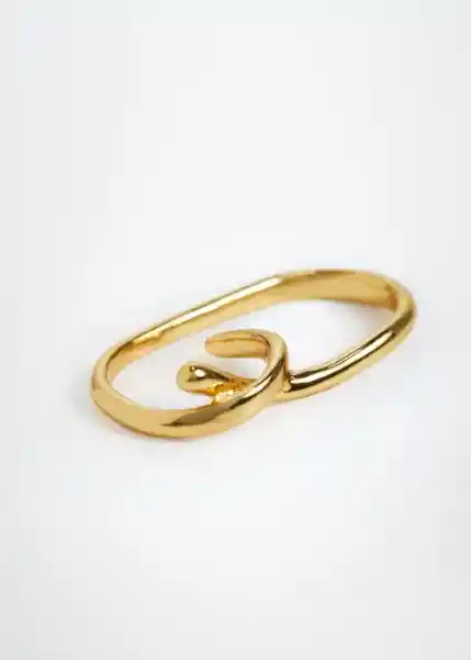 Anillo Dora Oro Talla L Mujer Mango