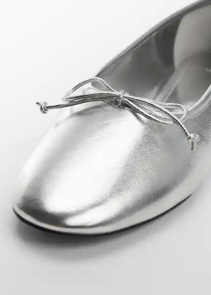 Zapatos Blaze Mujer Plata Talla 36 Mango