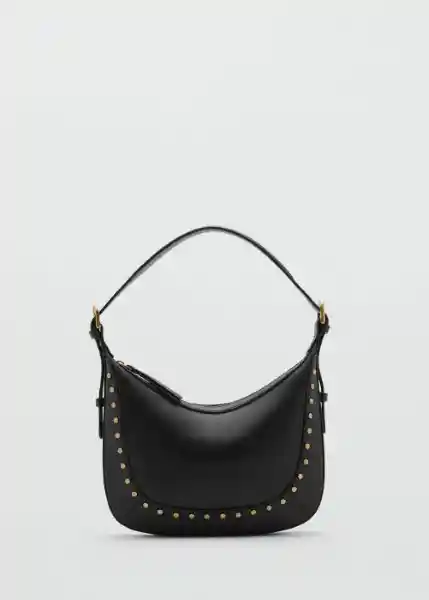 Bolso M Serrat Negro Talla 99 Mujer Mango