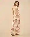 Vestido Crudo Nardo Claro Talla XL 492G002 Esprit
