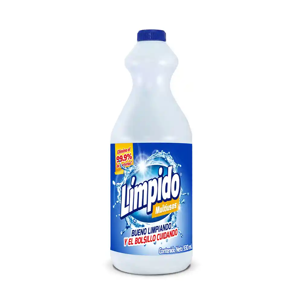 Blanqueador Multiusos Límpido Original Botella 930 ml