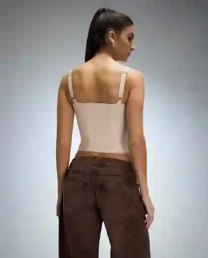Camisa Mujer Crudo Talla M 612G080_CRU135304