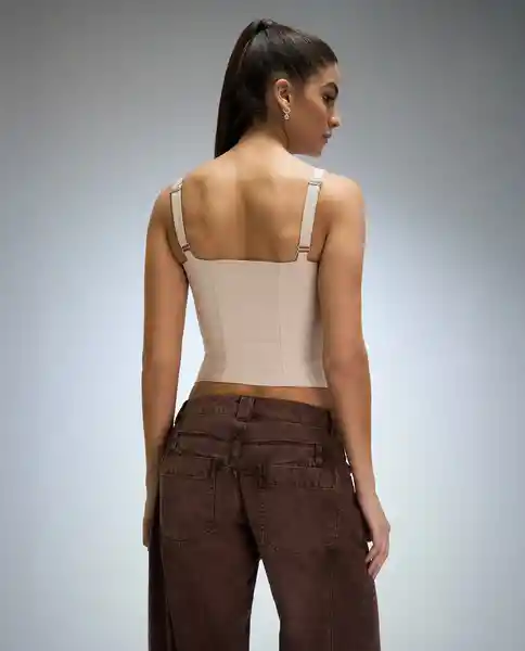 Camisa Mujer Crudo Talla M 612G080_CRU135304
