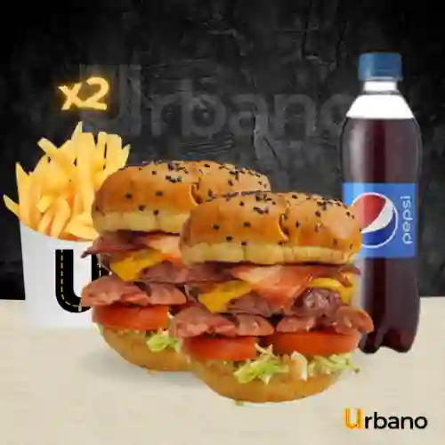 Combo 2X1 Burger Rustica