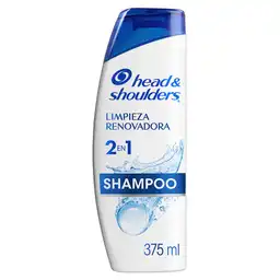 Shampoo Head Shoulders Limpieza Renovadora Control Caspa 2 en 1 Champu Head and Shoulders 375 ml