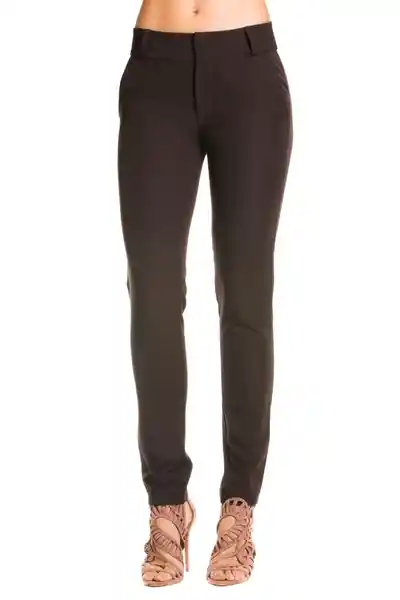 Ragged Pantalón Grace Bota Tubo Color Café Oscuro Talla 8