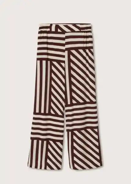 Pantalón Poems Marron Talla L Mujer Mango