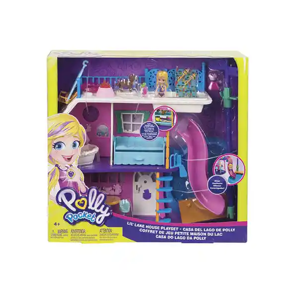 Polly Pocket! Casa Del Lago De Polly