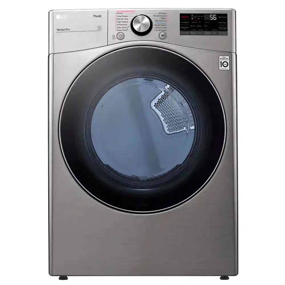 Secadora Lg Carga Frontal Turbo Steam Gris Df22vv2sr