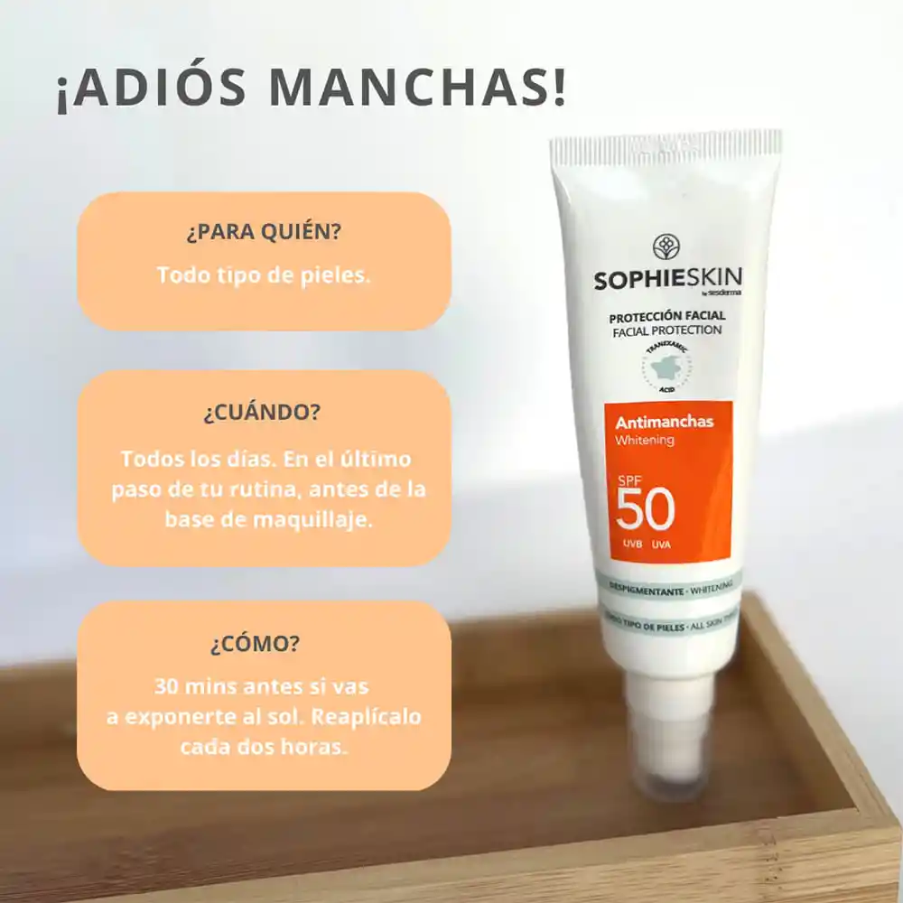 Sophieskin Protector Solar Antimanchas Spf50 