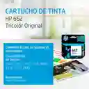 Hp Cartucho de Tinta 662 Tricolor Original