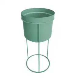 Maceta Plástico Metálico Trinidad Terracota Outzen