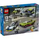 Set de Construcción Coche de Policía y Potente Deportivo Lego