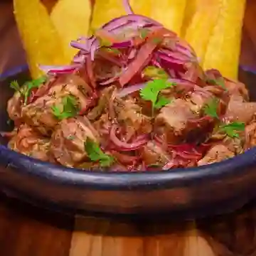 Ceviche de chicharrón