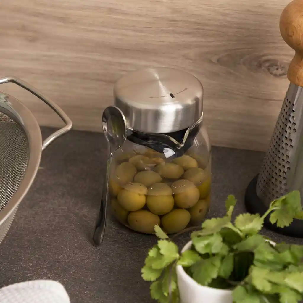 Recipiente Para Almacenar Con Cuchara 200 mL Ambiente Gourmet