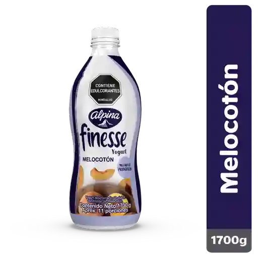 Finesse Yogurt con Probióticos sabor Melocotón sin Azúcar