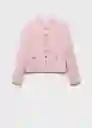 Chaqueta Karakoy Rosa Talla S Mujer Mango