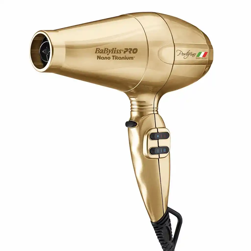 BabylissPro Secador Nano Titanium Portofino Dorado