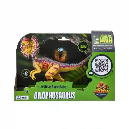 Figura Dino Realidad Aumentada Dilofosaurio
