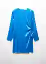 Vestido Lore-W Azul Talla S Mujer Mango