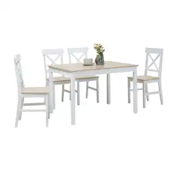 Comedor Romance 2.0 4s Natural 118 X 74 X 73 Cm