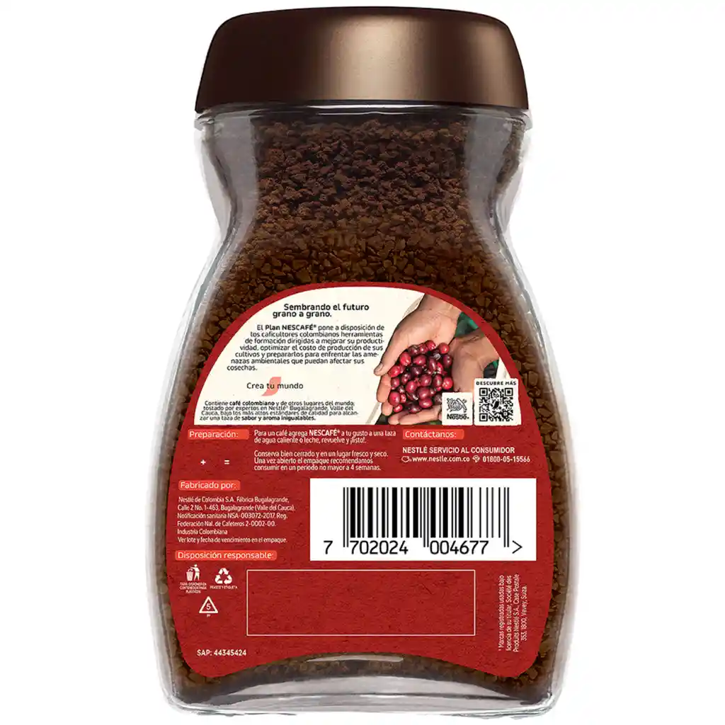 Café instantáneo NESCAFÉ Tradición x 50g
