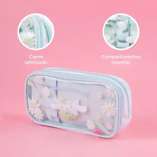 Cartuchera Con Doble Capa Serie Sanrio Cinnamoroll Miniso
