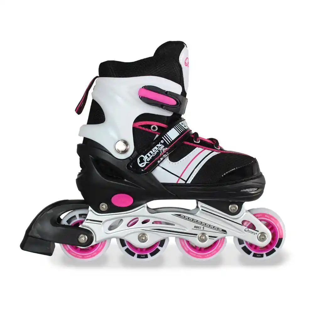 Qmax Patines Ajustable Epic/Pink Talla M PW120NPM