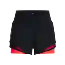 Under Armour Pantaloneta Anywhere de Mujer Negro Talla SM