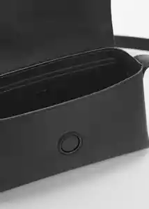 Bolso P Lucer Negro Talla 99 Mujer Mango