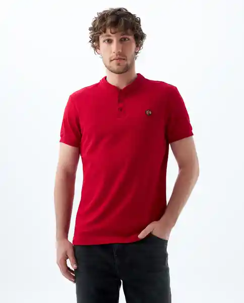 Camiseta Hombre Rojo Talla S 800G002_ROJ191758 Americanino