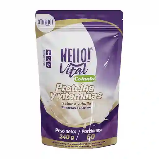 Alimento En Polvo Hello Vital Colanta X 240 G