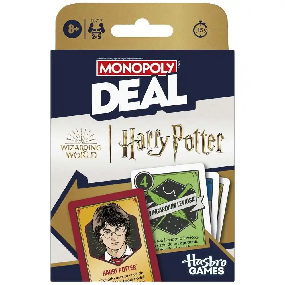 Juego de Mesa Monopoly Deal Harry Potter Hasbro Gaming