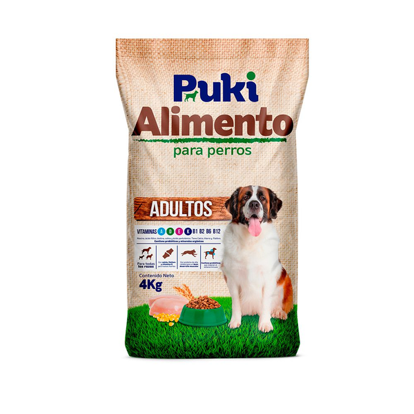 Alimento Perro Adulto Pukí 4 g